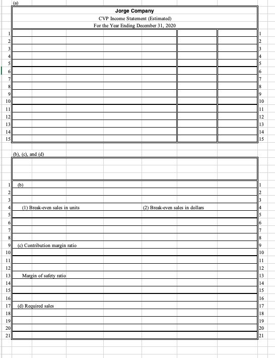 in the following Excel template file. Not sure how to name each