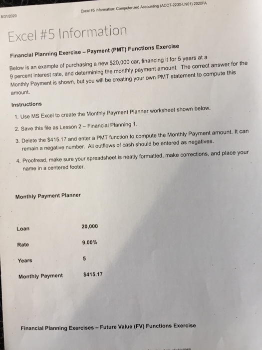  May someone help me this please! Excel 5 Information Computerized Accounting