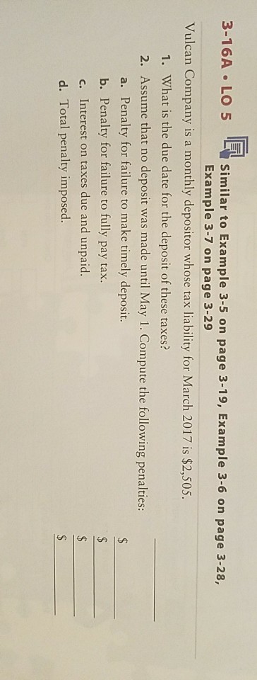 3-16A LO ar to Example 3-5 on page 3-19, Example 3-6