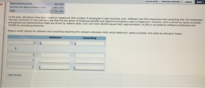 conduct business over the Internet. The company is organized into two lines