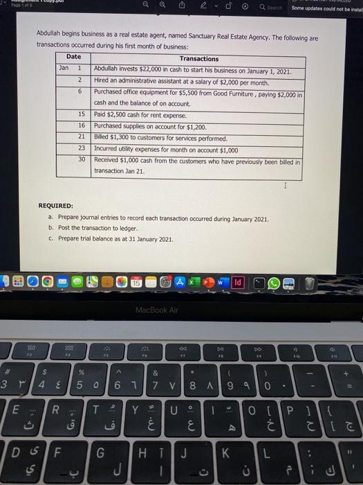  Page 1 Q e- Q Some updates could not be instal