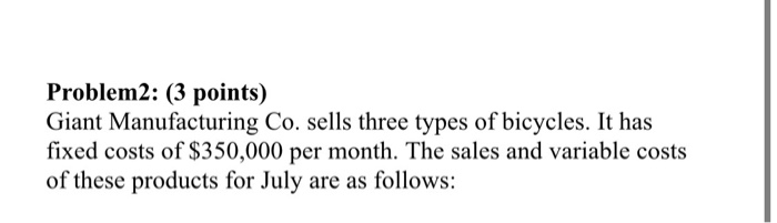 1: (5 points) SMSA currently delivers packages for $10 each. During the