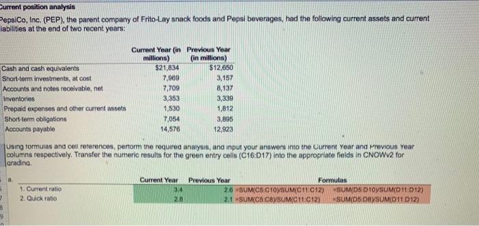 Inc. (PEP), the parent company of Frito Lay snack foods and Pepsi
