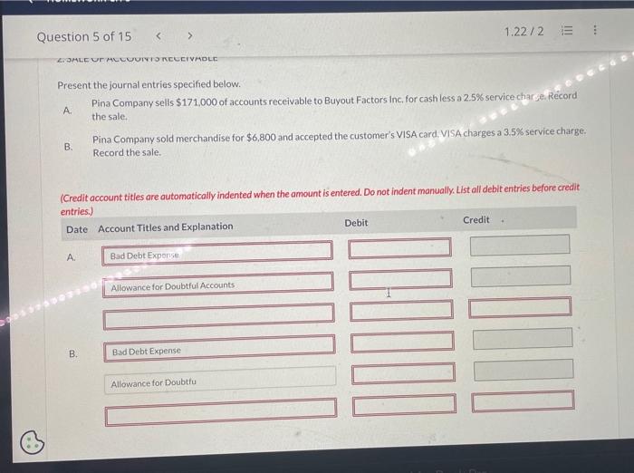 tites are automatically indented when the amount is entered. Do not indent