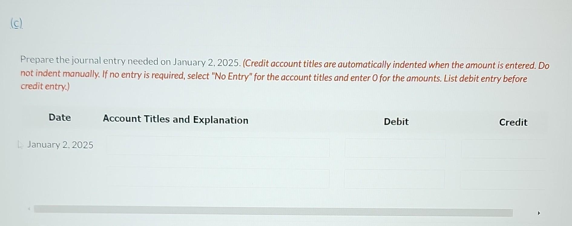 years (January 2, 2025) and Product B will be delivered in five