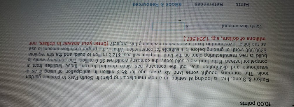  10.00 points Parker & Stone, Inc., is looking at setting up