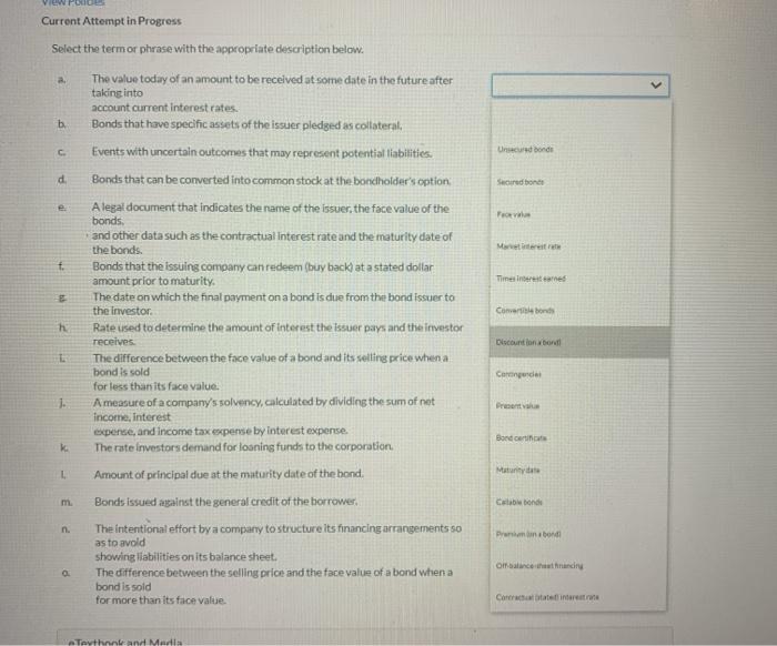 b. C Unsecured bonds d Secured bond Pov bonds. the bonds. Maurer