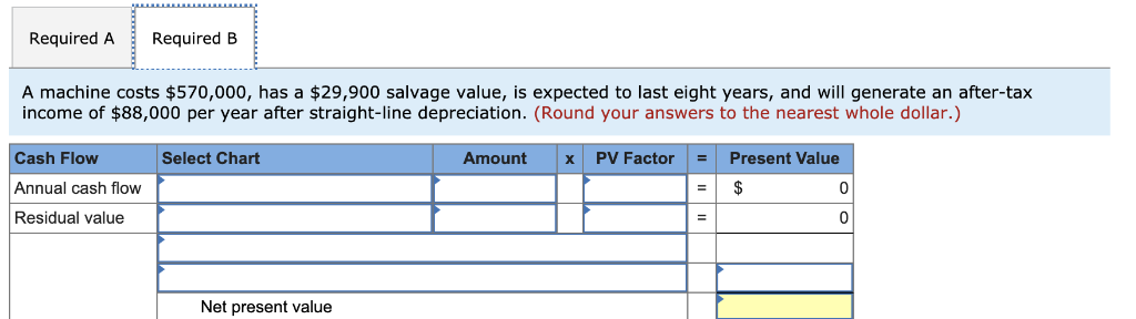 cost $790,000 and have a useful life of six years. The system