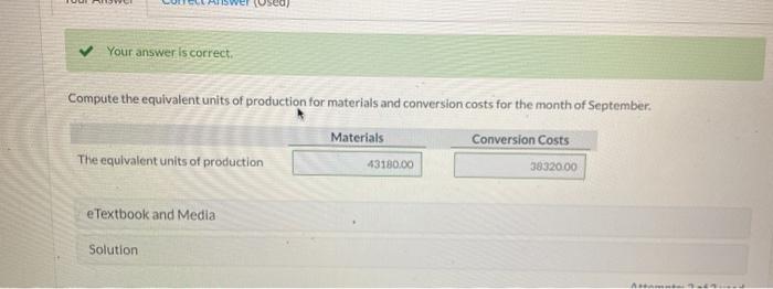 Attempt in Progress The Polishing Department of Waterway Company has the following