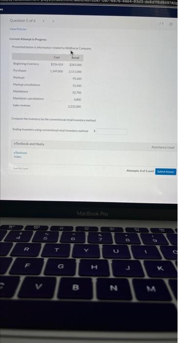  Combent deterngt hi Propern. Current Attempt in Progress Presented below is