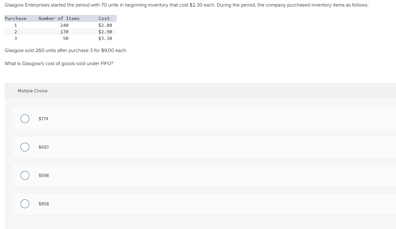 Company reflected the following: What is the amount of gross margin assuming