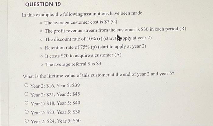 please help In this example, the following assumptions have been made The