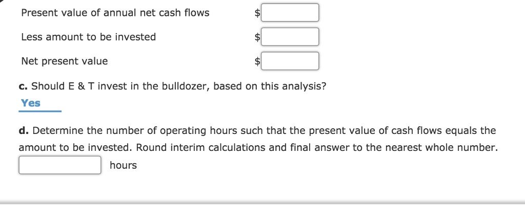 to operate for 1,000 hours per year for five years. Customers will