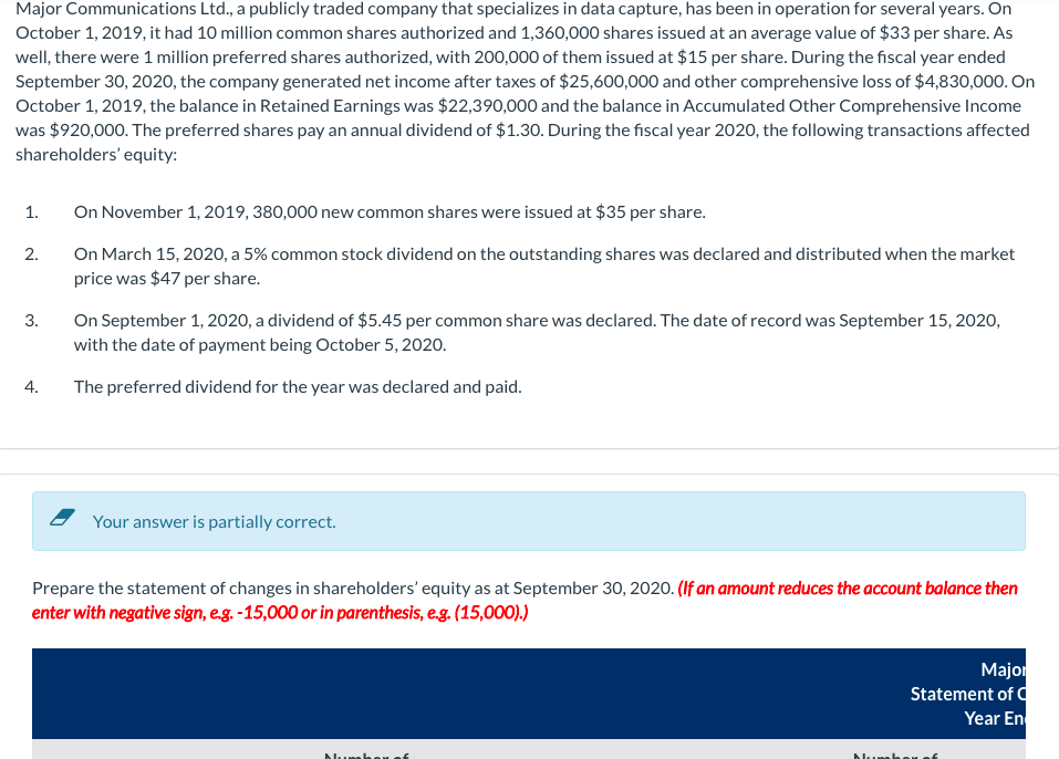 PLEASE ANSWER THIS QUESTION AND ALSO PREPARE: THE SHAREHOLDERS EQUITY SECTION