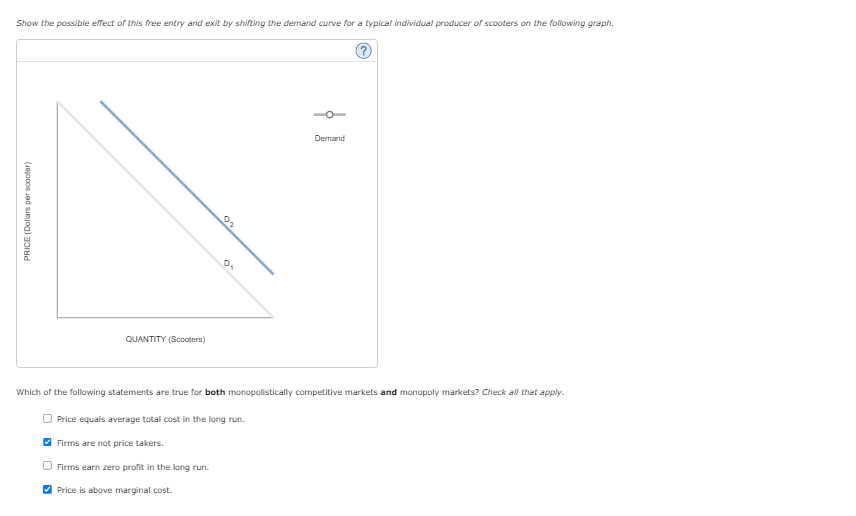 an equal number 3. How short-run profit or losses induce entry or