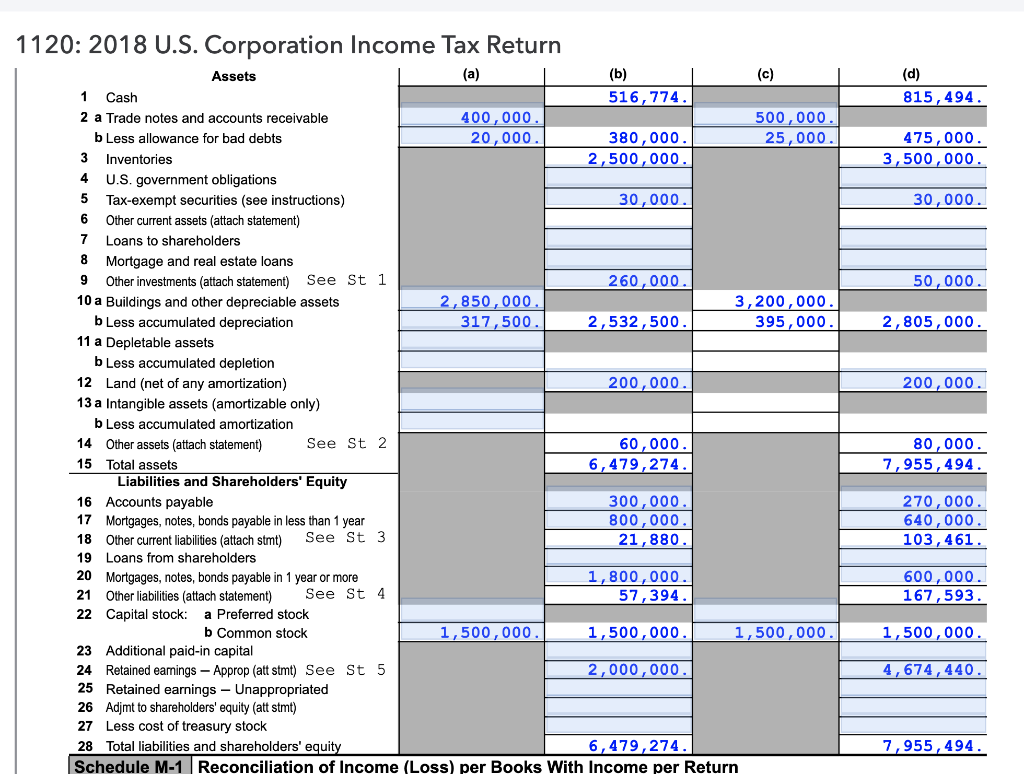 I am doing a Tax return and I needed a hand transferring