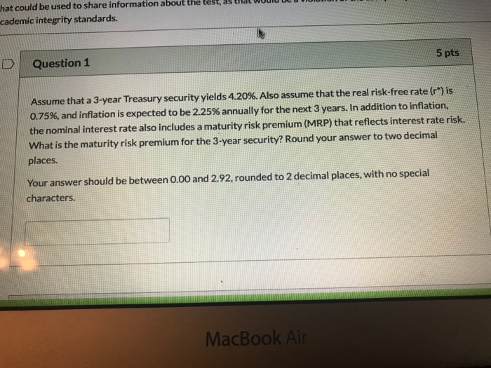  hat could be used to share information about the test, as