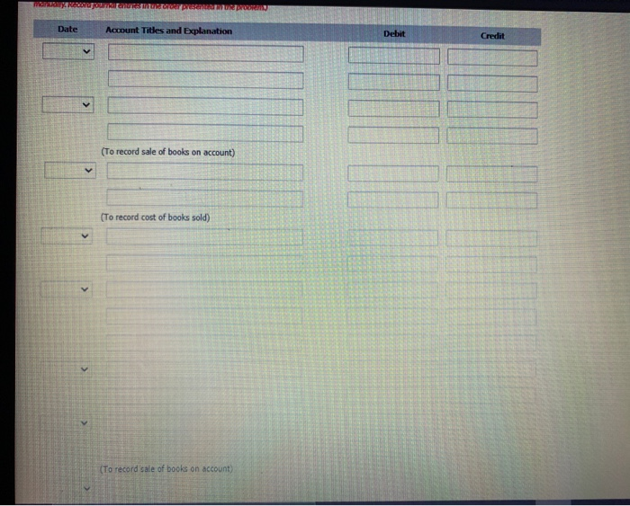 hardback books to retail stores and extends credit terms of 2/10.1030 to