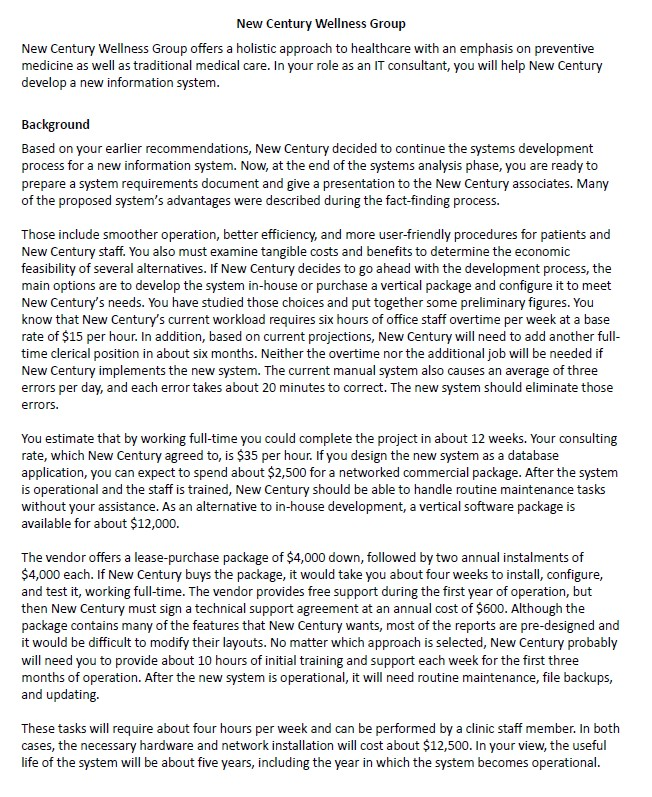 After reading the provided case study, answer the following question: What are