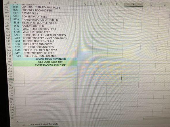 budget. Focus on human resource costs, administrative costs, and revenue sources. -The