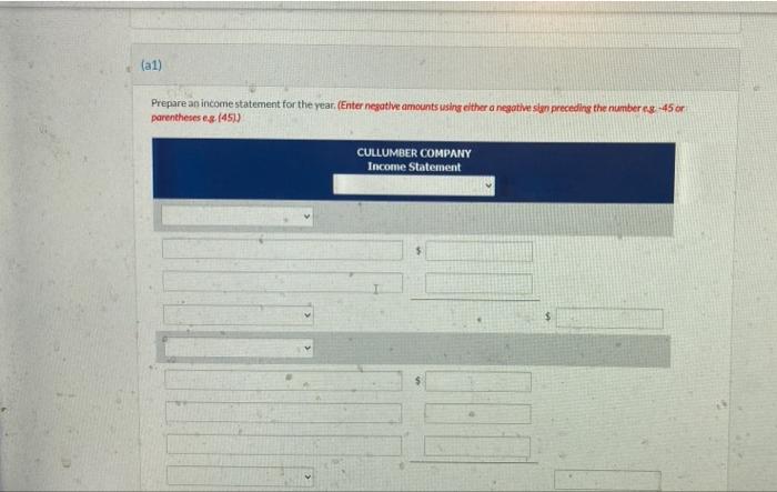 items are for Cullumber Company at year-end. July 31, 2022 $ 2.400