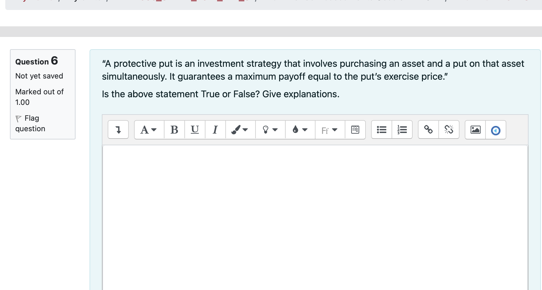 Sharpe Ratio of Portfolio B is 0.5. Standard deviation A is 20%