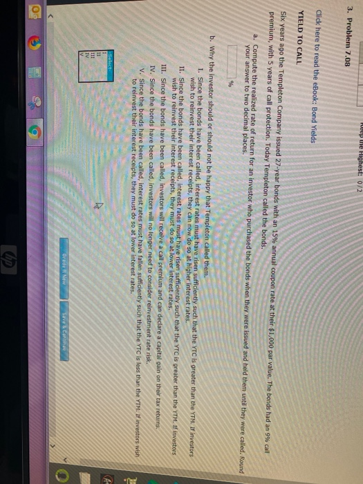  Reup the Highest: 0/2 3. Problem 7.08 Click here to read