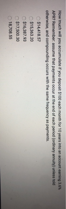 is 7.6%, what would you be willing to pay for receiving a