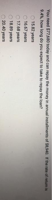 payment of $700 every year forever? $9,423.07 $53.20 $9,623.42 $9,210.53 How much