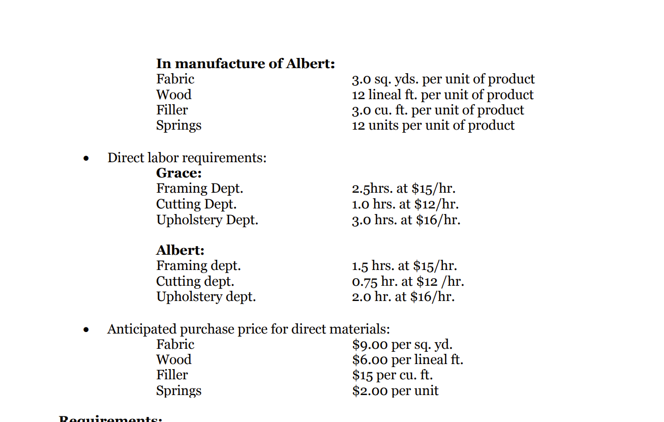 of sales, production, and other operating data from the various administrative units