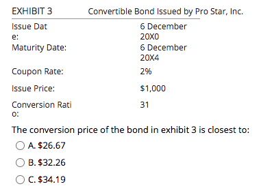  EXHIBIT Issue Dat e: Maturity Date: Convertible Bond Issued by Pro