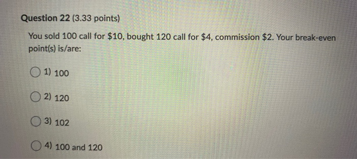and the put, market settles at 180. The gain or loss at