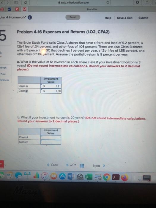  eztomheducation.com M pter 4 Homework Seved Help Save & Exit Submit