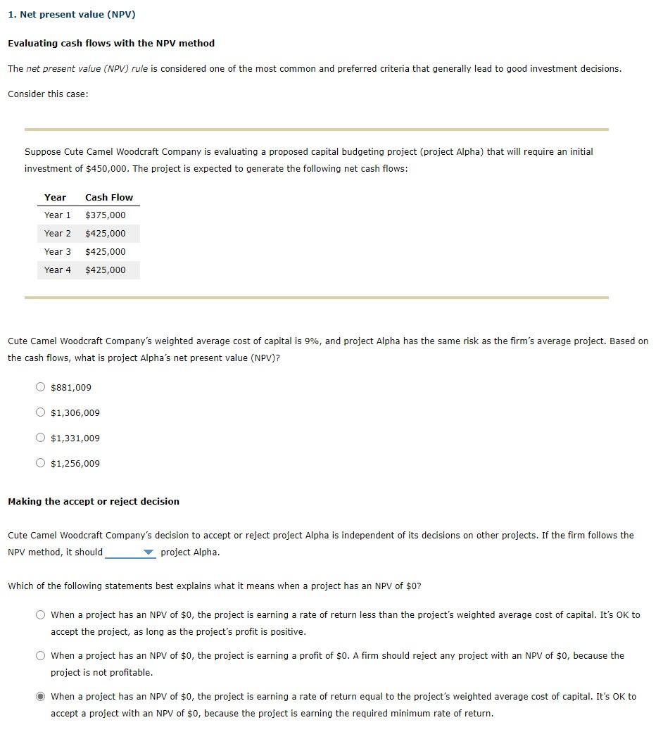 Please help with the following question and check my answer for the