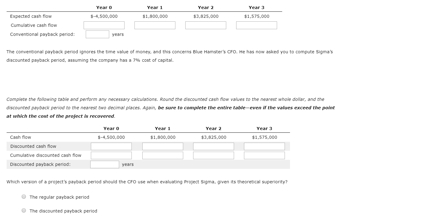payback period that helps in capital budgeting decisions. There are two versions