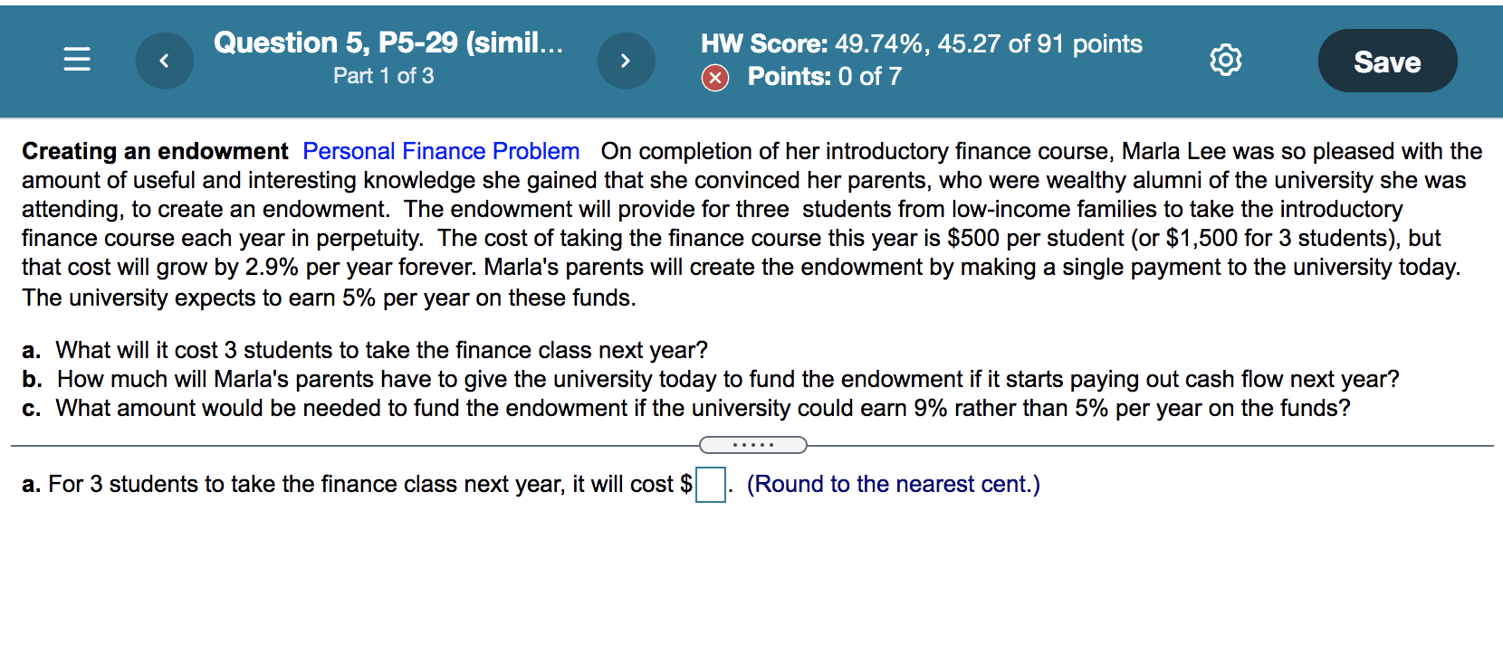 Please be sure to include proper decimals as the last time I