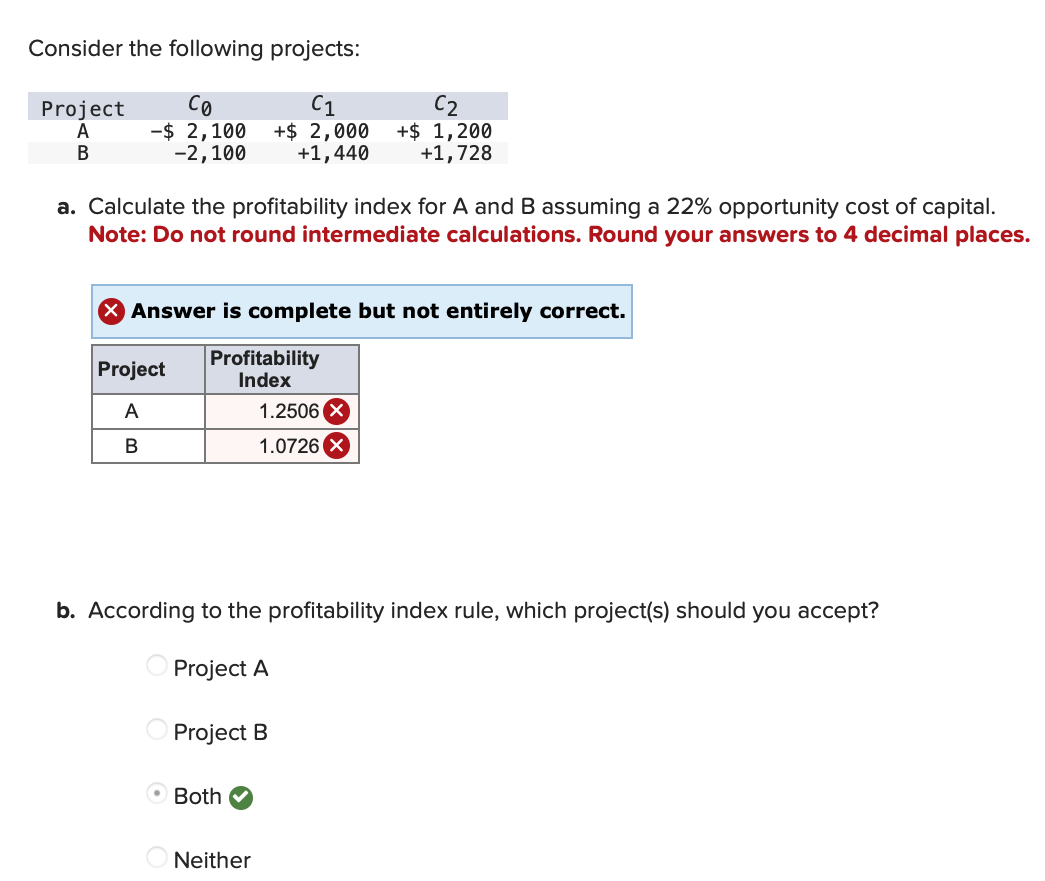 (dollars) Year 1 Year 2 +1,000 +1,000 +1,000 0 +1,000 +1,000 Project