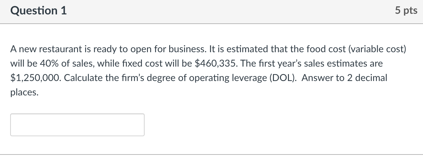 11.5.Please help and show work. Thanks Question 1 5 pts A new