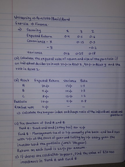  Please answer the following questions through formulas(calculations) and explain if possible.
