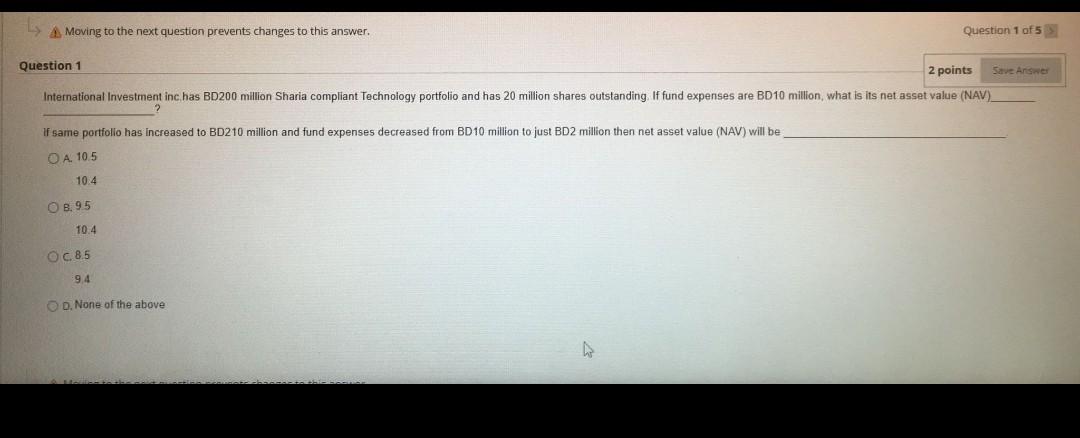  Moving to the next question prevents changes to this answer. Question