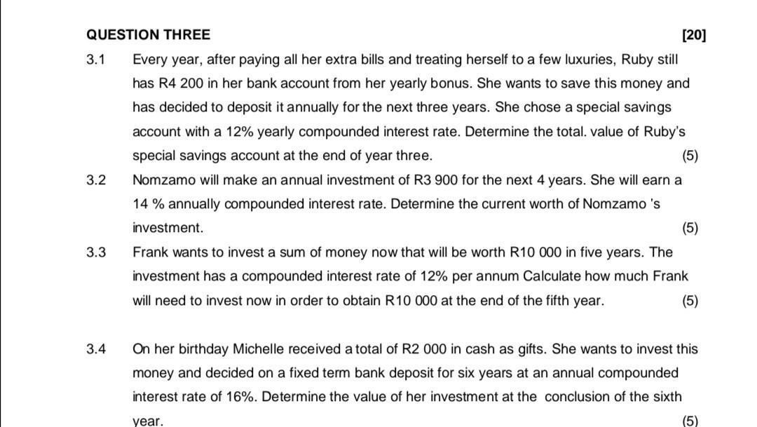 **PLEASE ANSWER ALL SUB-QUESTIONS AND EXPLAIN STEP BY STEP, PLEASE INCLUDE FORMULAE