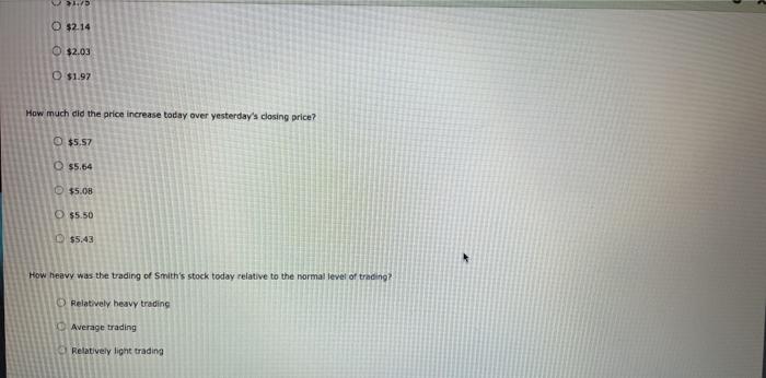 You acquired the stock quote shown here from that website 51.63 Smith