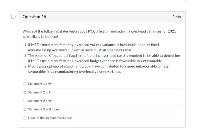 Melbourne Sunscreen Company (MSC) is a new business which manufactures a small