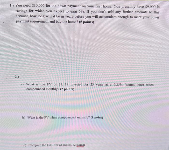 this is 1 question. if you can show your work in a