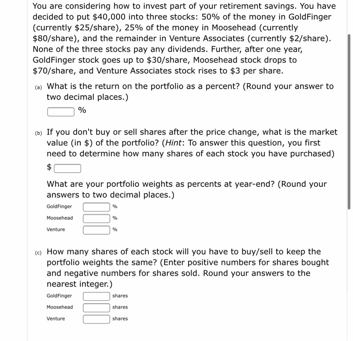 Please show all work and clear steps as to how you got