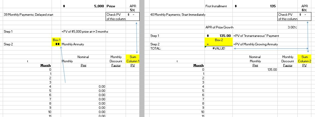 pic 2), explaining the steps and writing out the Excel formulas. You