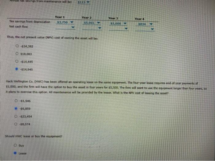 this. thanks Consider the case of Hack Wellington Co. (HWC): Hack Wellington