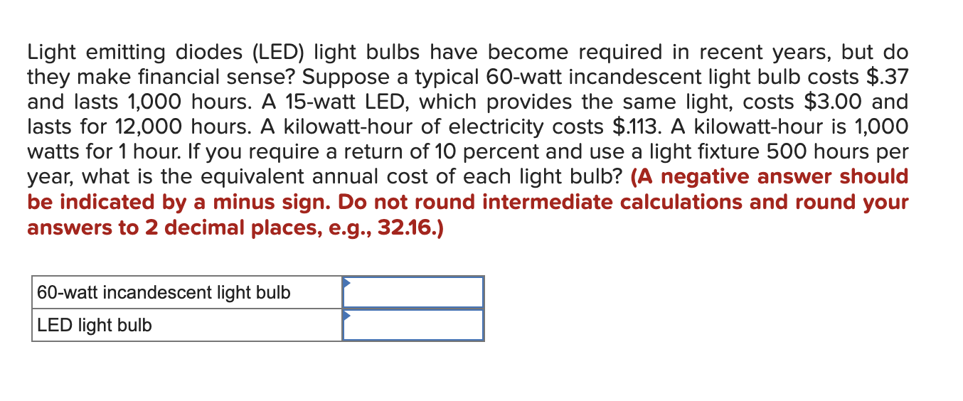 Light emitting diodes (LED) light bulbs have become required in recent