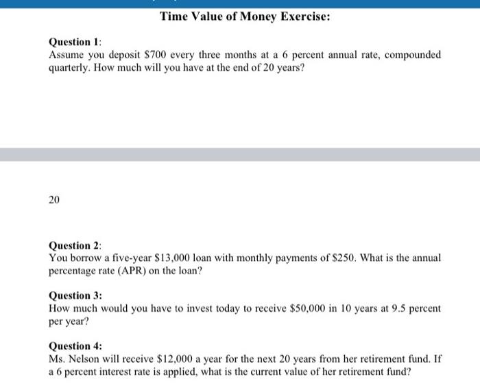 please help me provide excel the formulas thank u Question 1: Assume