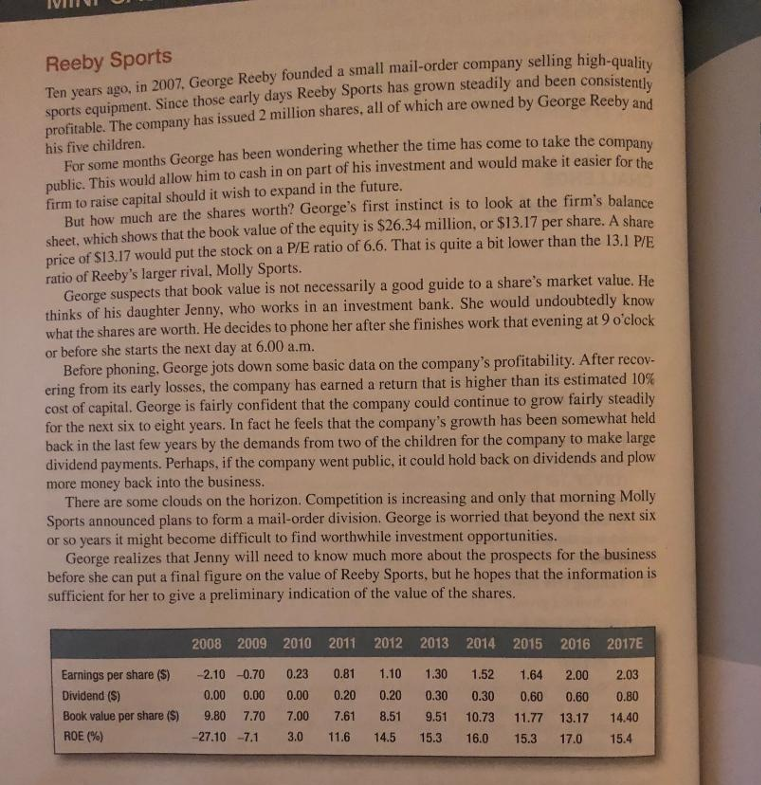  If the dividends trend continue - what can be the impact